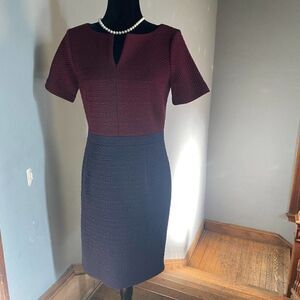 W by Worth -- Texture Color Block Dress -- Size 6